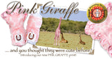 Max Daniel Animal Prints Security Blanket (Pink Giraffe)