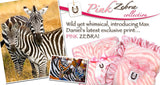 Max Daniel Animal Prints Security Blanket (Pink Zebra)