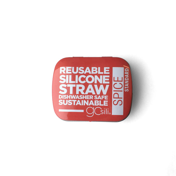 Gosili Portable and Reusable Silicone Straw with Travel Case