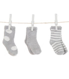 Little Giraffe Box of Socks 6 Pairs Gift Set - Dot/Solid/Stripe 2 Pairs Each